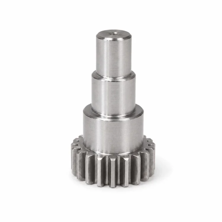 เพลาเกียร์เดือยแบบก้าวกลึง CNC ที่มีความแม่นยำ